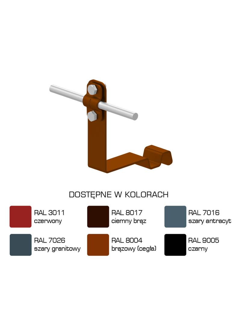 AN-26J/LA/ Uchwyt dach.prof.pros.Z-śr. WZÓR 33 H=10cm /LA/