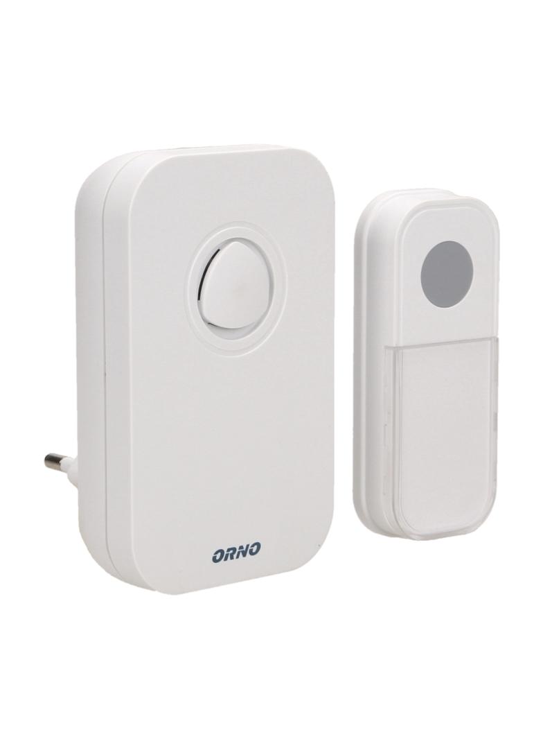 Dzwonek bezprzewodowy FADO AC sieciowy learning system 36 dźwięków 80m OR-DB-KF-135 ORNO