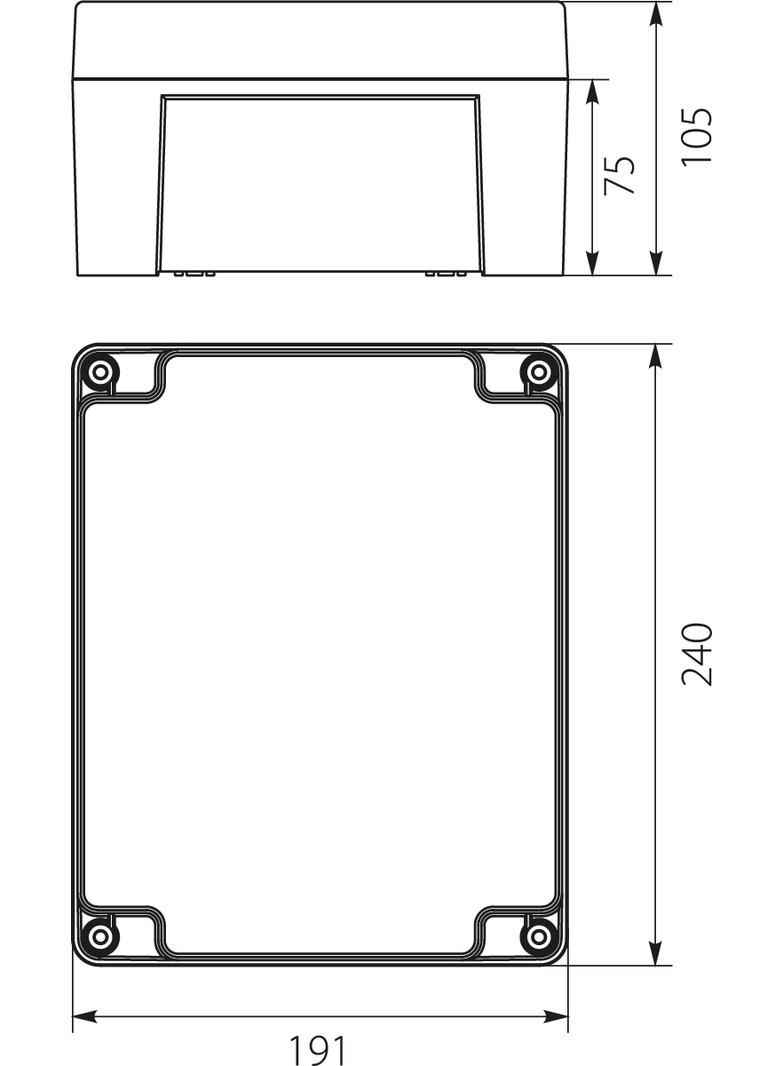 Puszka hermetyczna PHP-240 IP67 62.240 OPATÓWEK