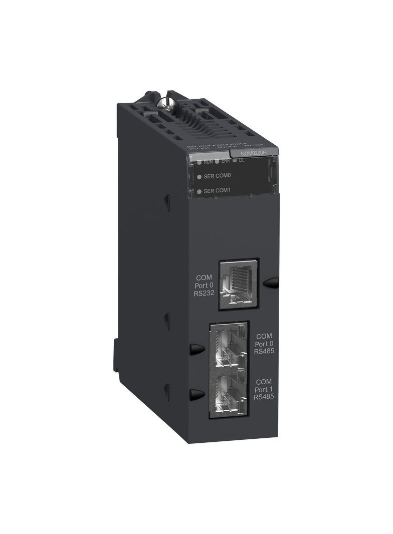 Modicon X80, moduł komunikacyjny łącza szeregowego, 2 porty RS-485/232, wzmocniona obudowa