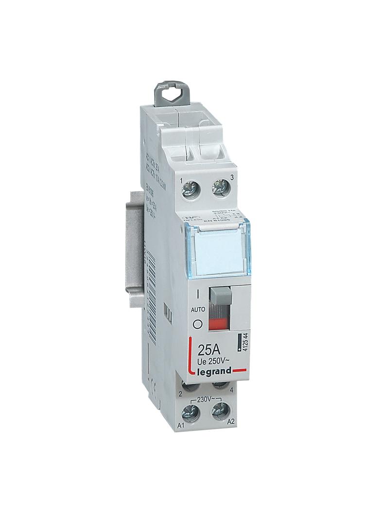STYCZNIK MODUŁOWY SM 425 25A 230V 2NO Z MANIPULATOREM, Legrand