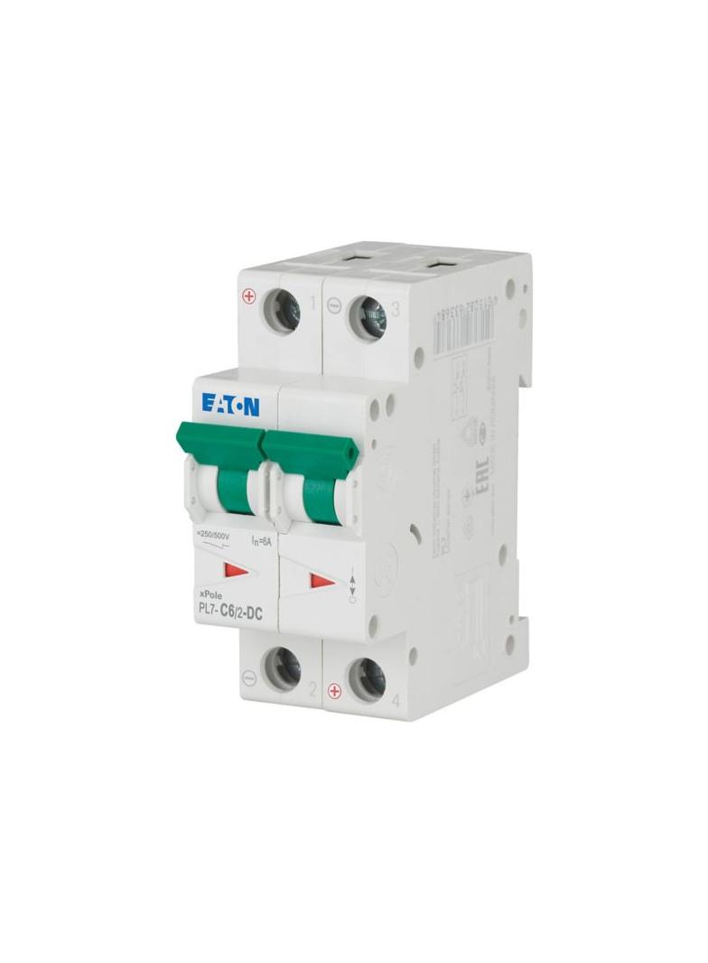 PL7-C6/2-DC Wyłącznik nadprądowy 10kA DC C6A 2P 264899 EATON