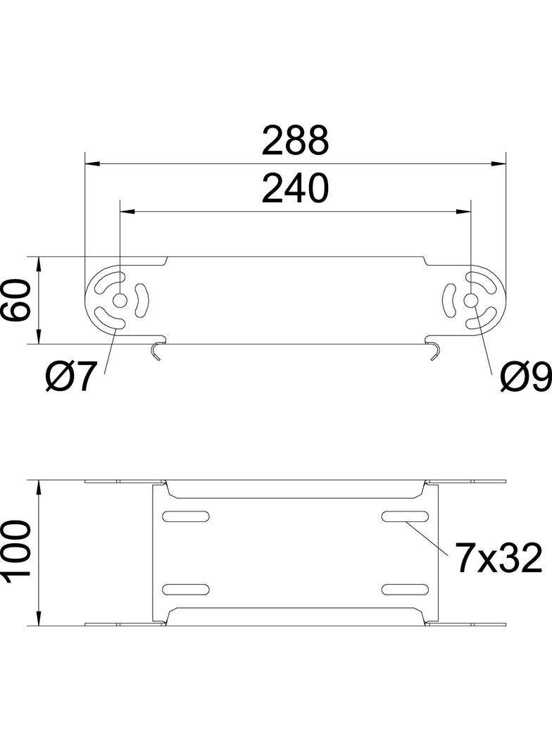 PION.ELEMENT ŁUKU 60X100MM FS