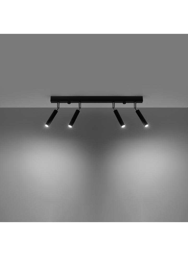 Sollux Plafon EYETECH 4 czarny SL.0900