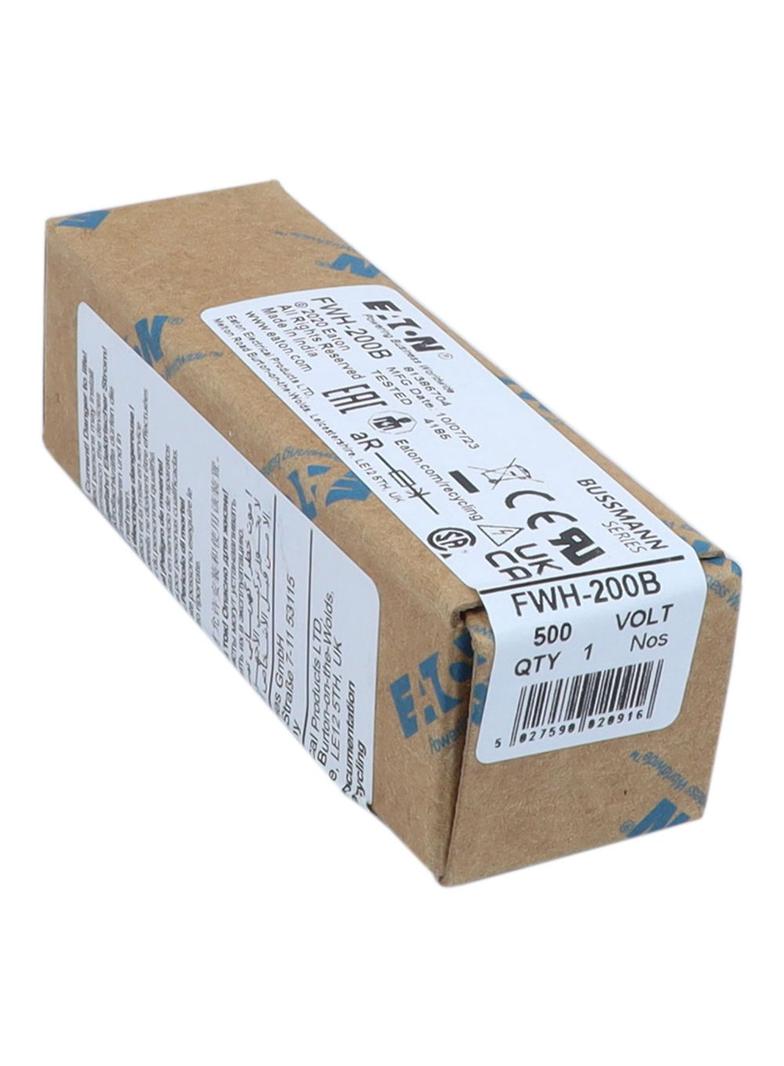 200A 500VAC TAG FUSE 200A 500VAC do półprzewodników FWH-200B EATON