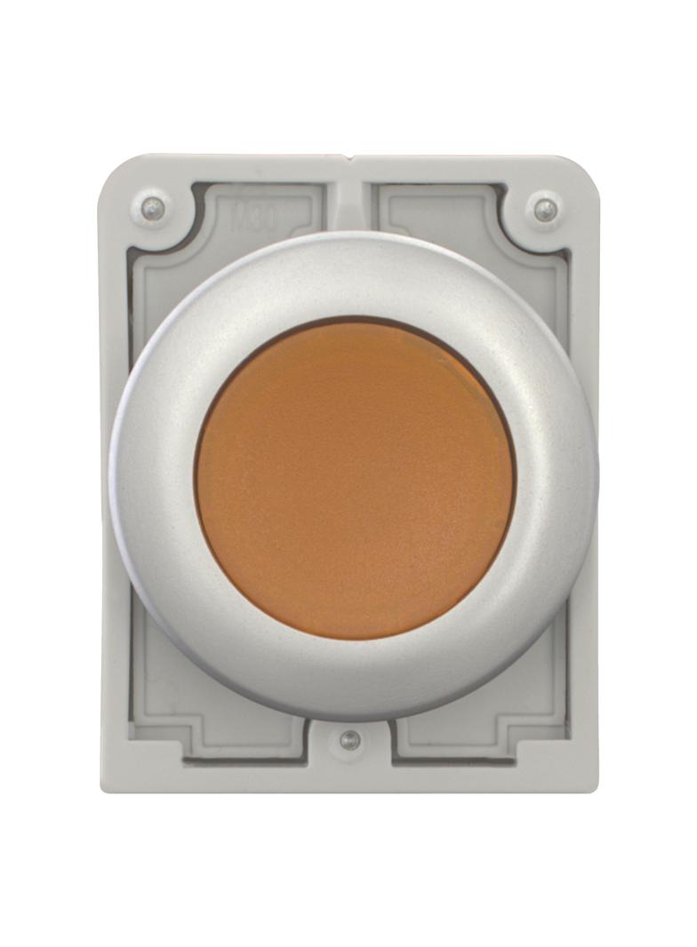 M30C-FDL-A Przycisk podświetlany 30mm płaski pomarańczowy z samopowrotem 182924 EATON