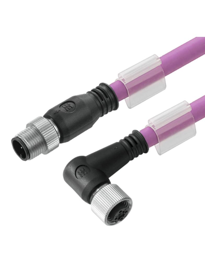 SAIL-M12GM12W-CD-3.0A Przewód połączeniowy przemysłowy WEIDMULLER