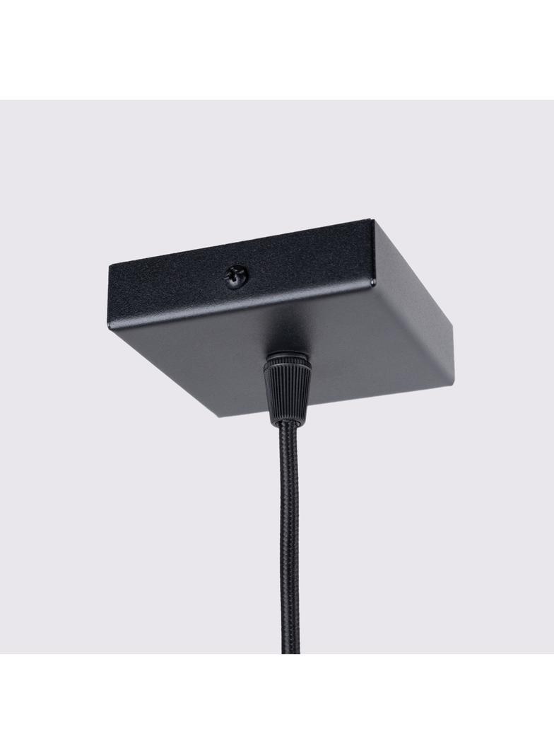 Sollux Lampa wisząca KARBON 1 czarny SL.1573