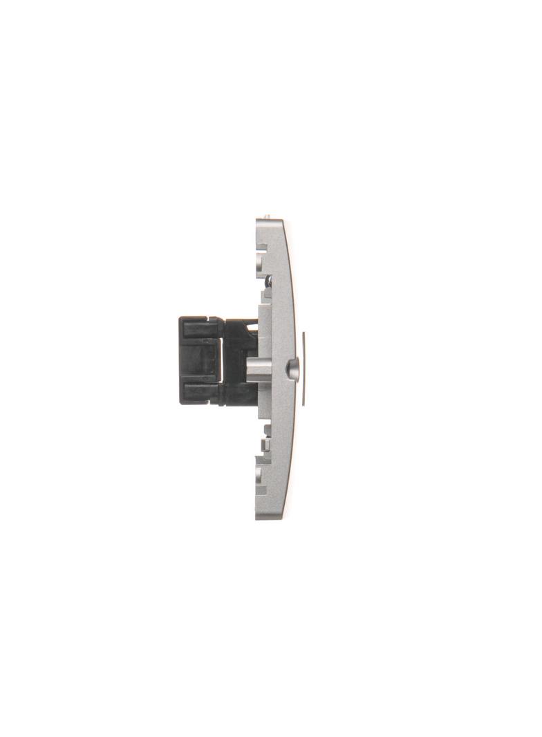 Simon Basic Gniazdo komputerowe RJ45 podwójne kategoria 5e . Montaż gniazda na wkręty do puszki srebrny mat BMF52.02/43 KONTAKT