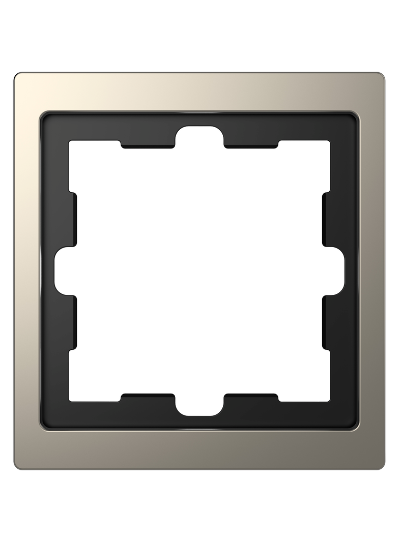 Merten D-Life, ramka 1-krotna, nikiel