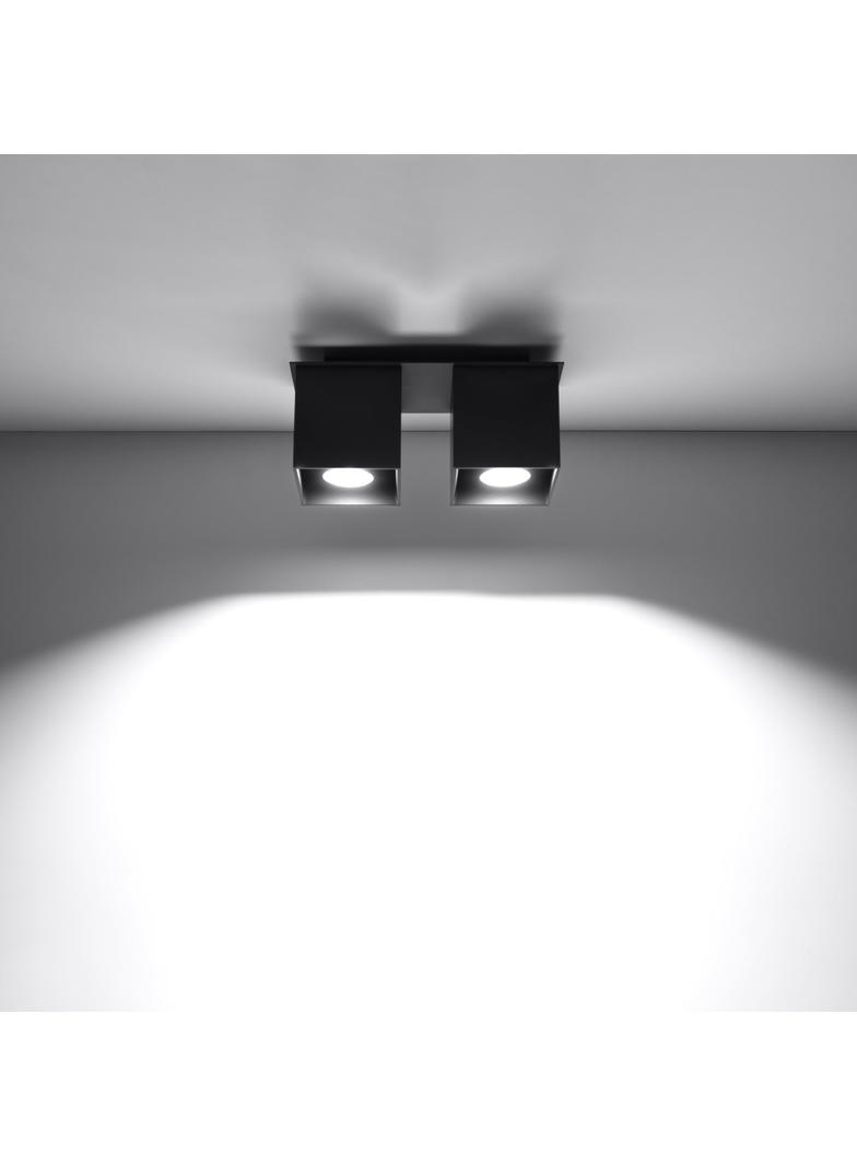 Sollux Plafon QUAD 2 czarny SL.0063