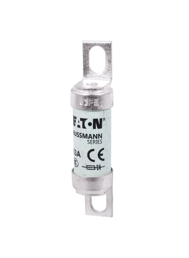63A 690V IEC AC BS88 HIGH SPEED FUSE Wkładka szybka 63A AC 690V DC 500V BS88 19x77 mm aR, 63FE EATON