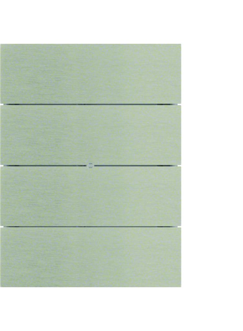 BERKER B.IQ Przycisk poczwórny standard stal szlachetna nierdzewna 75164093 HAGER