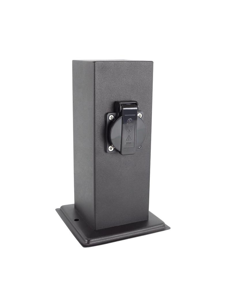 Gniazdo wtyczkowe PORT 22 2x230V D BLACK