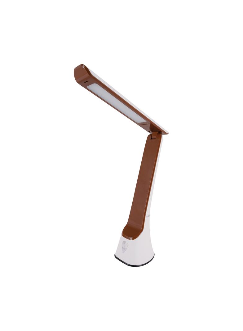 Lampka biurkowa GIBON LED WHITE/BROWN