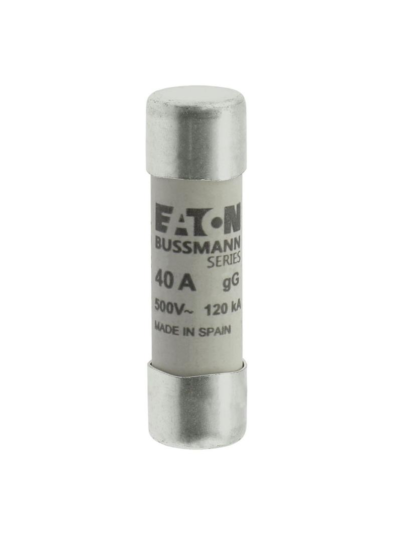 CYLINDRICAL FUSE 14 x 51 40A GG 500V AC Wkładka cylindryczna 14 x 51mm 40A GG 500V AC C14G40 EATON