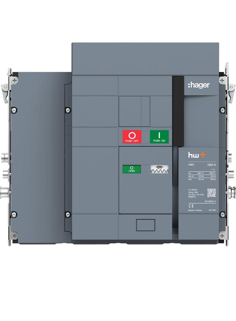 ACB HW1 1250A 4P Rozłącznik powietrzny wysuwny HW1W412DS HAGER