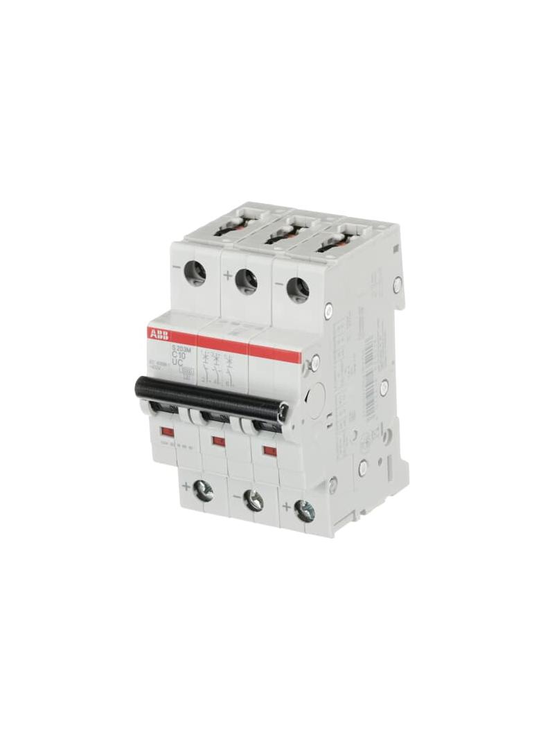 S203M-C10UC Wyłącznik nadprądowy 10kA AC/DC 3P C10A 2CDS273061R0104 ABB