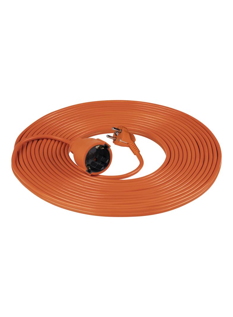 Przedłużacz ogrodowy jednogniazdowy Schuko, PVC 3x1mm2, długość 10m GES-1(GS)/10M ORNO