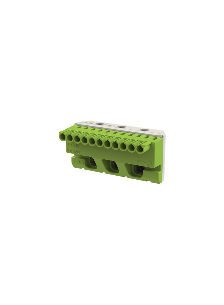 Listwa zaciskowa wtykowa PE 11*1,5-4mm2+3*25mm2