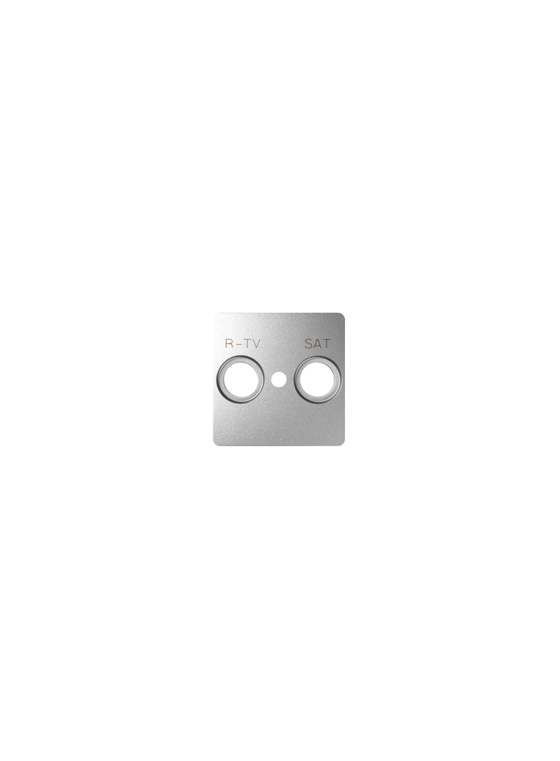 Simon 82 Pokrywa do gniazd RTV-SAT aluminium 82097-93 KONTAKT