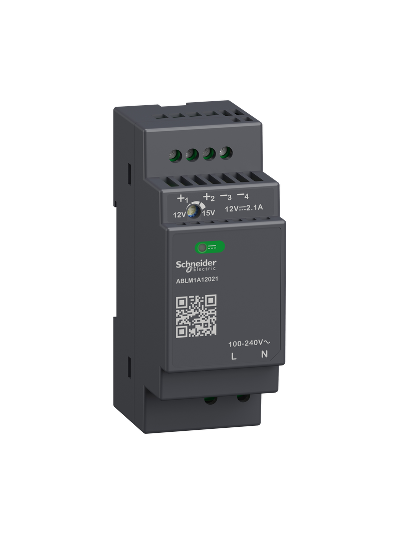 Phaseo, regulowany zasilacz impulsowy, 100...240 V AC, 12V 2.1 A, 1 fazowy, Modular