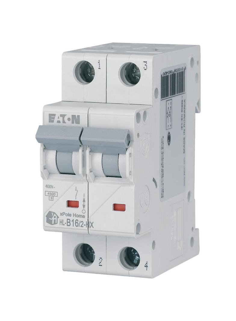 HN-B16/2 Wyłącznik nadprądowy 6kA B16A 2P 194861 EATON