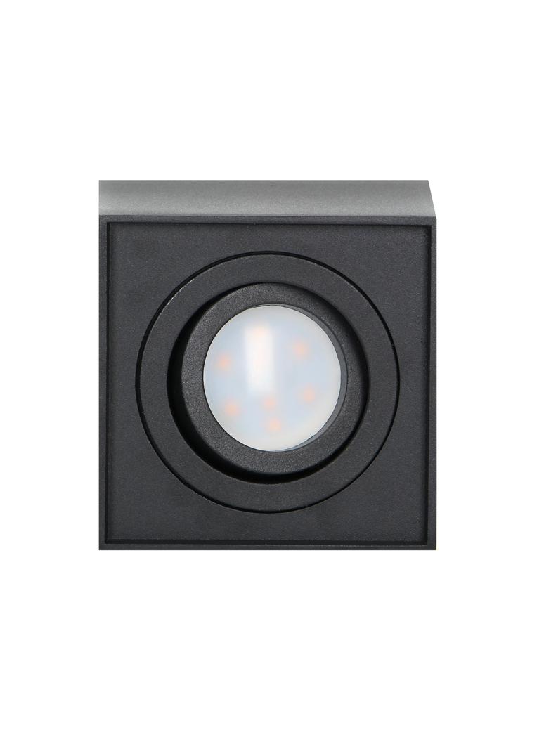 CAROLIN DLS GU10 downlight max 35W, IP20, kwadrat, czarny AD-OD-6145BGU10 ORNO