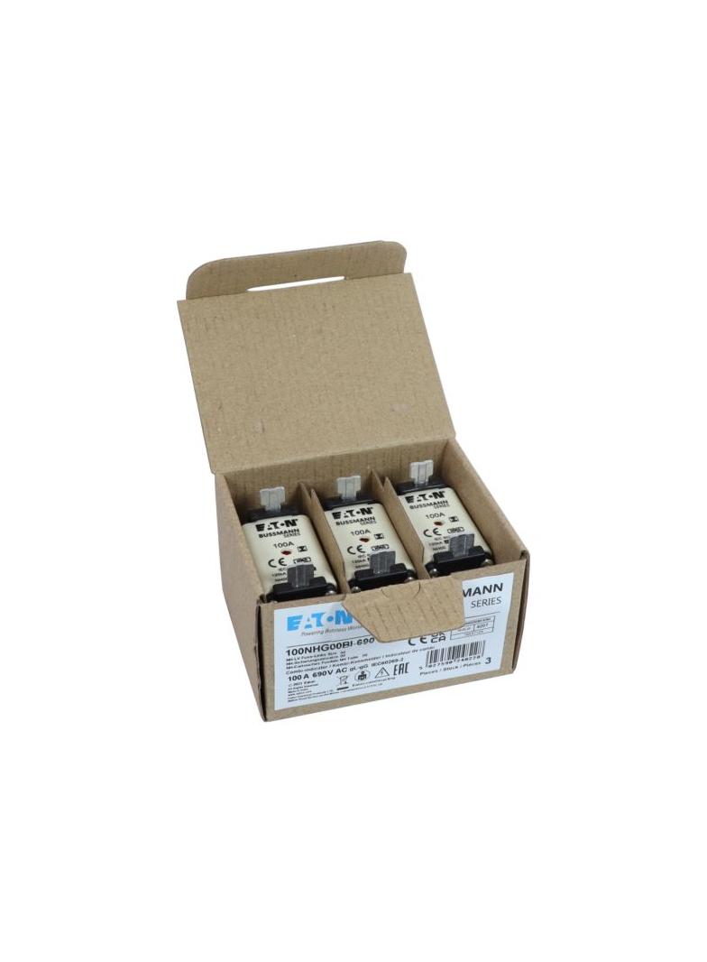 100NHG00BI-690 100AMP 690V gG rozmiar 00 Wkładka NH DUAL IND 100NHG00BI-690 EATON