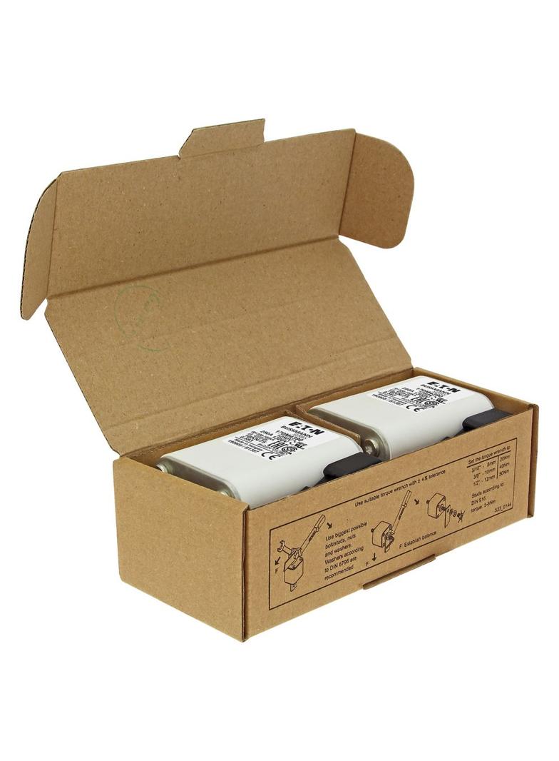 FUSE 250A 1250V 1BKN/75 AR CU Wkładka szybka 250A AC 1250V rozmiar 1 53x69x74 mm aR IEC UL 170M4390