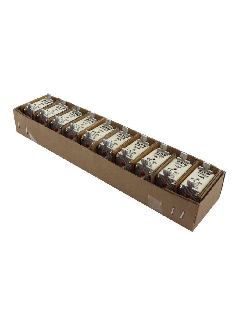 FUSE NH NH00 gG 100A 500V D.I. Wkładka NH00 100A 500V GL/GG podwójny wskaźnik 100NHG00B EATON