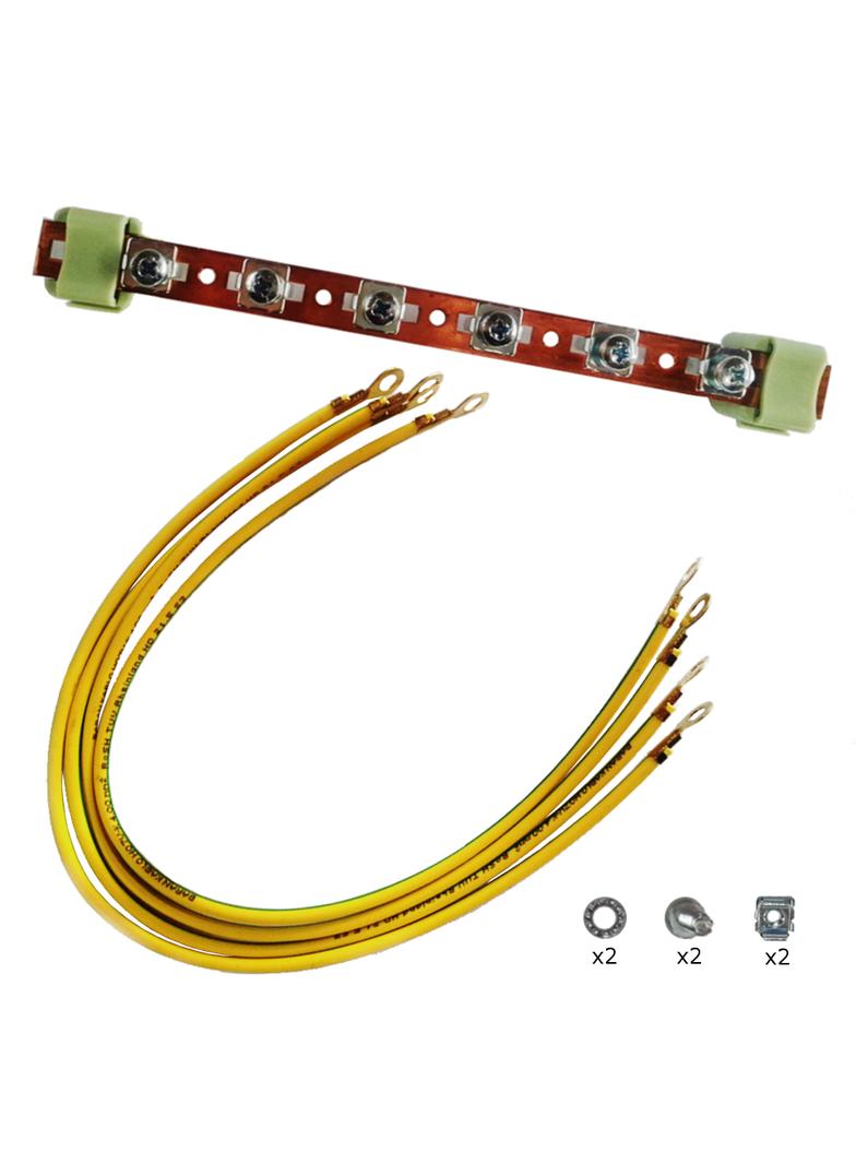 ZESTAW UZIEMIAJĄCY LISTWA + 4 KABLE UZIEM., Legrand