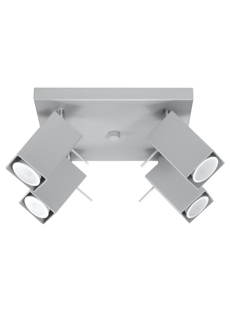 Sollux Plafon MERIDA 4 szary SL.0458