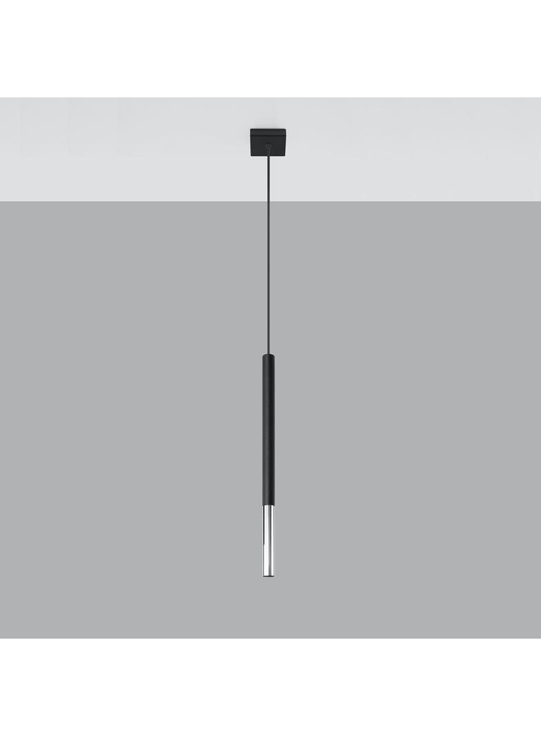Lampa wisząca MOZAICA 1 czarny/chrom