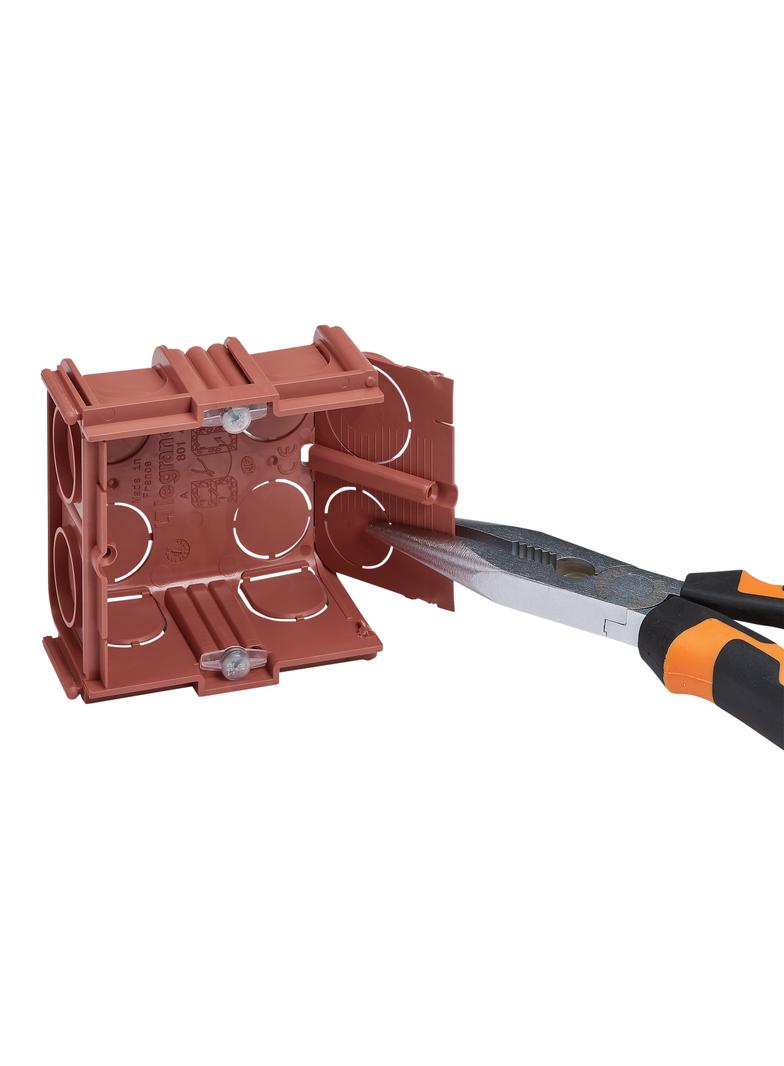 BATIBOX PUSZKA POJEDYNCZA - ŚCIANY MUROWANE DO ŁĄCZENIA W PUSZKI WIELOKROTNE 40 MM, Legrand