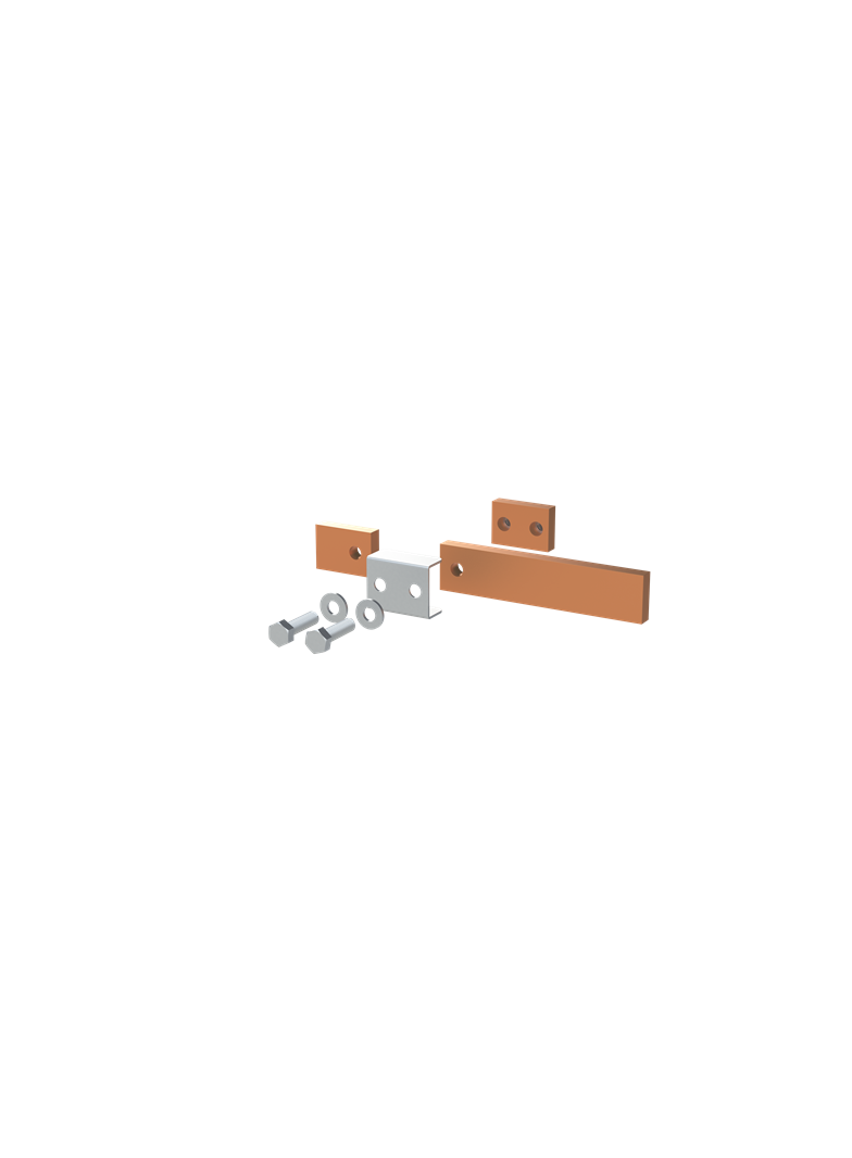 ZX2248 Szyna miedziana 30x10mm szerokość 1PW 250mm V1, A1 (do samodzielnego montażu)