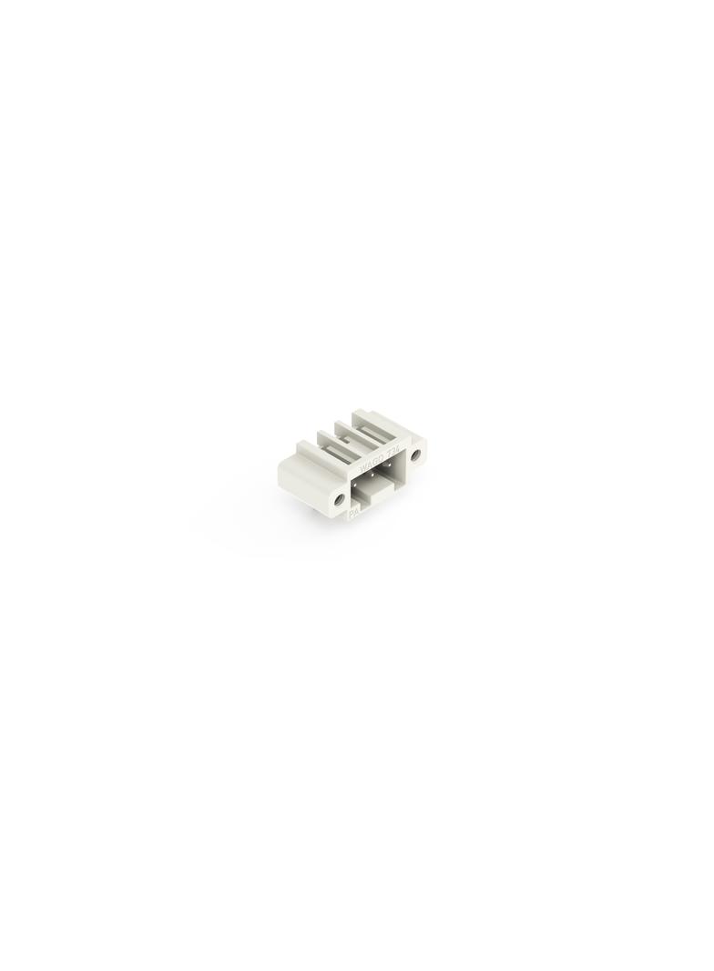 Wtyk THT 1.0x1.0mm solder pin konstrukcja kątowa jasnoszary /200szt./ 734-163/108-000 WAGO