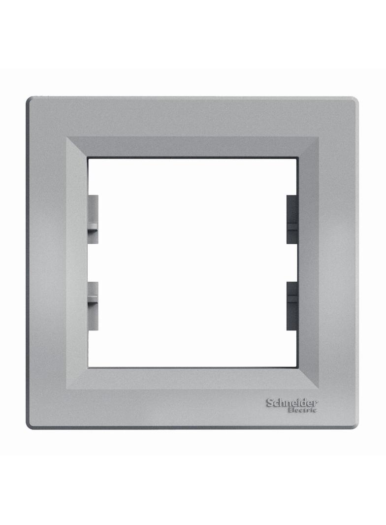 Asfora, ramka 1-krotna, pozioma, aluminium