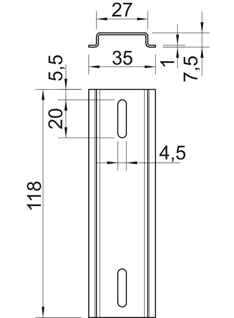 2069 T100 GTP, Szyna uniwersalna