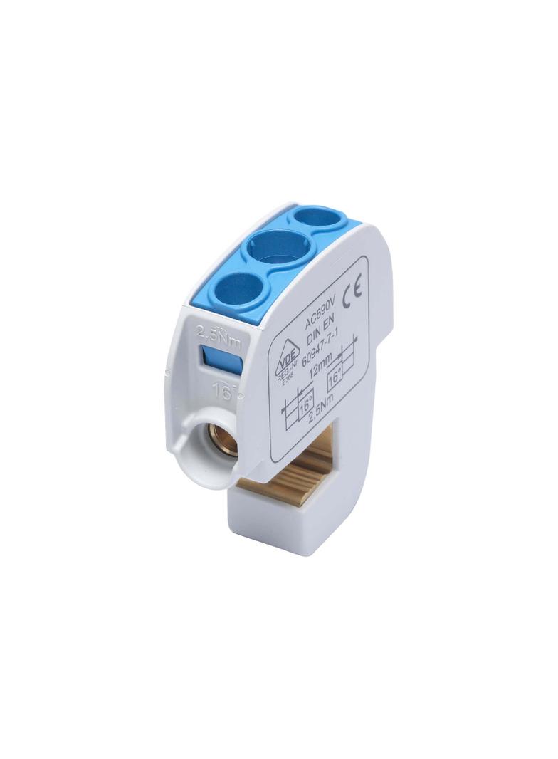 SBB 16 Zacisk izolowany szynowy 86105 SIMBLOCK niebieski