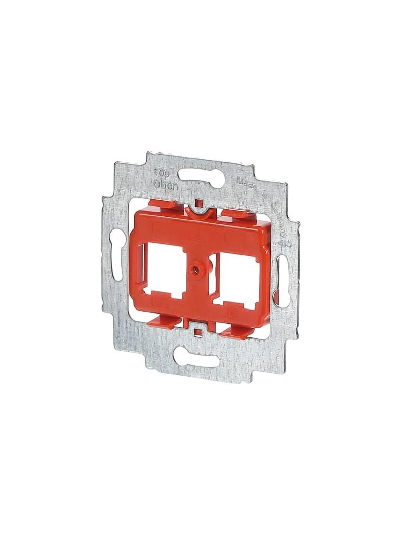 Pierścień nośny z cokołem Do 2 złączy Modular Jack pomarańczowy 2CKA001753A8056 ABB