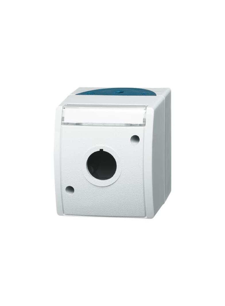 OCEAN Obudowa z polem opisowym  szary/zielono-niebieski