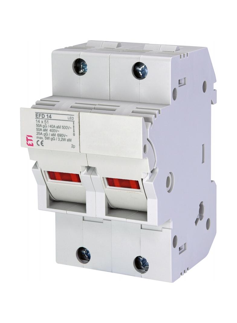Rozłącznik bezpiecznikowy EFD 14 2P LED 002560013 ETI