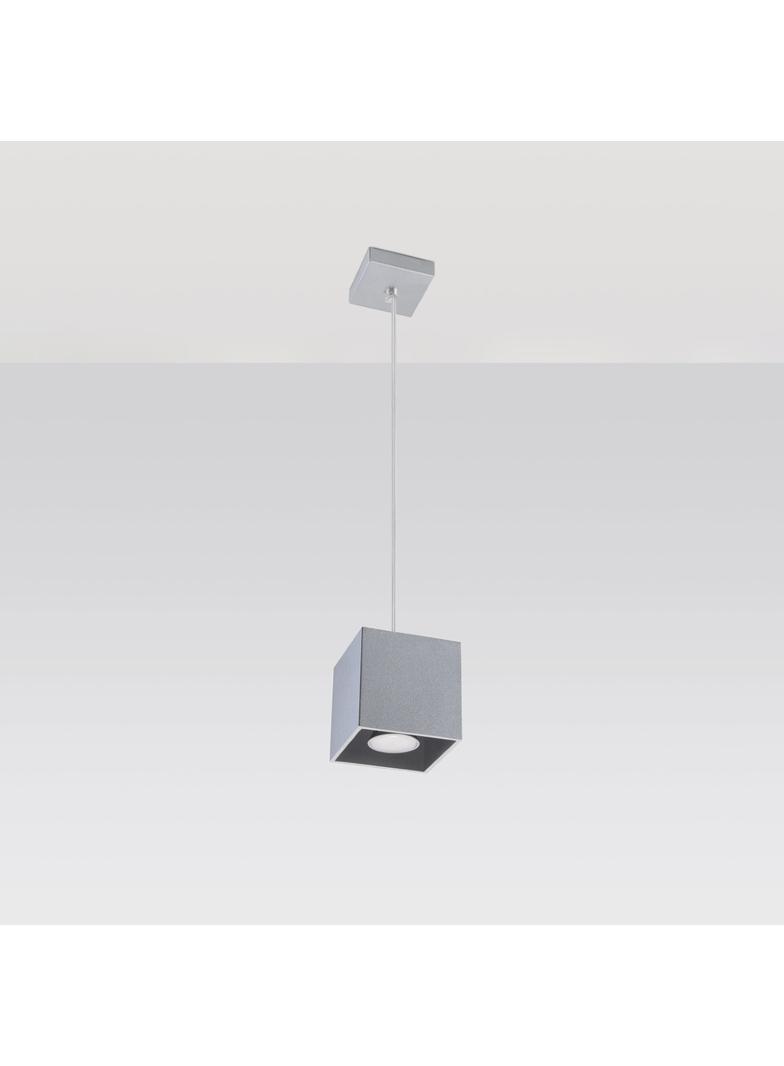 Sollux Lampa wisząca QUAD 1 szary SL.0061