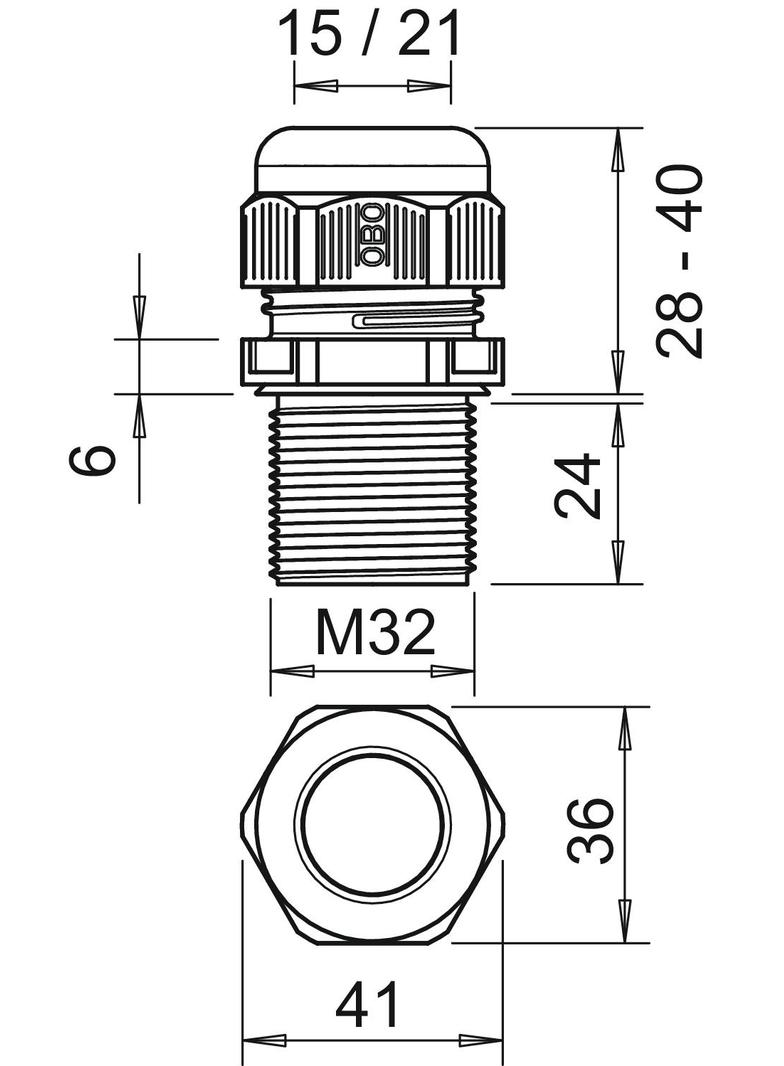 V-TEC VM LL32 SW, Dławik kablowy