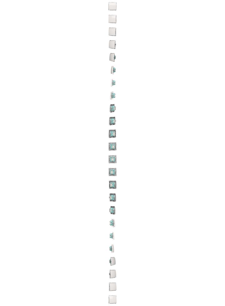 Simon Basic Przycisk pojedynczy zwierny bez piktogramu 10A szybkozłączka biały