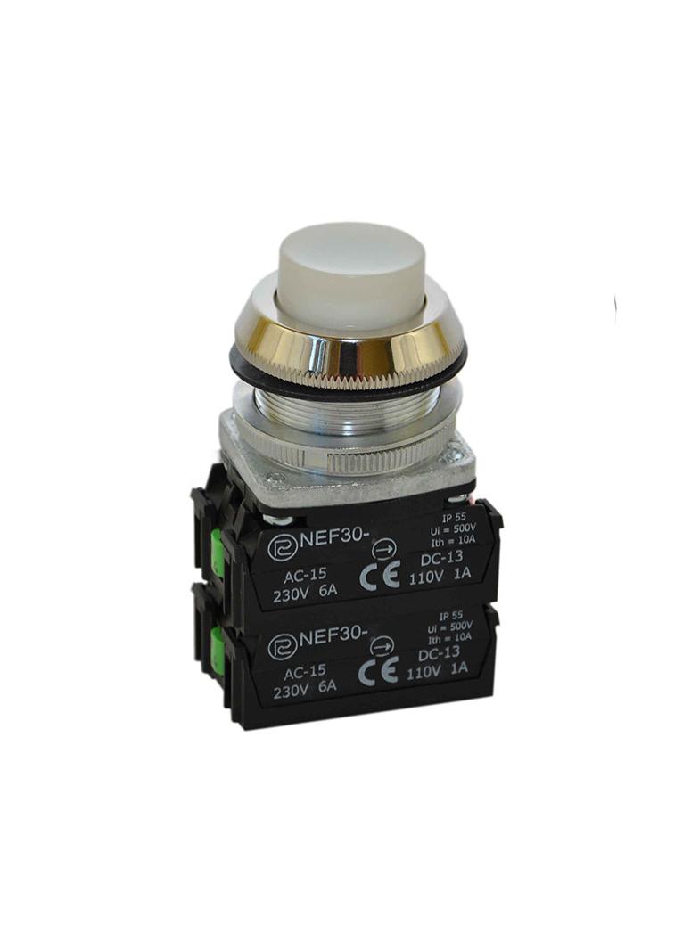 Przycisk NEF30-WX3Y biały W0-NEF30-W X3Y B PROMET