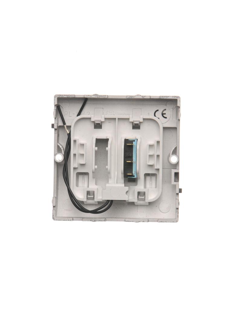 Simon Basic Łącznik hotelowy pojedynczy z podświetleniem LED Imax 10 (2) A stal inox BMWH1.02/21 KONTAKT
