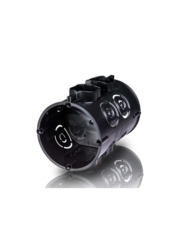 Puszka podtynkowa, szeregowa 2 x 60 mm, do instalacji naprzeciwległej, gł. 100 mm