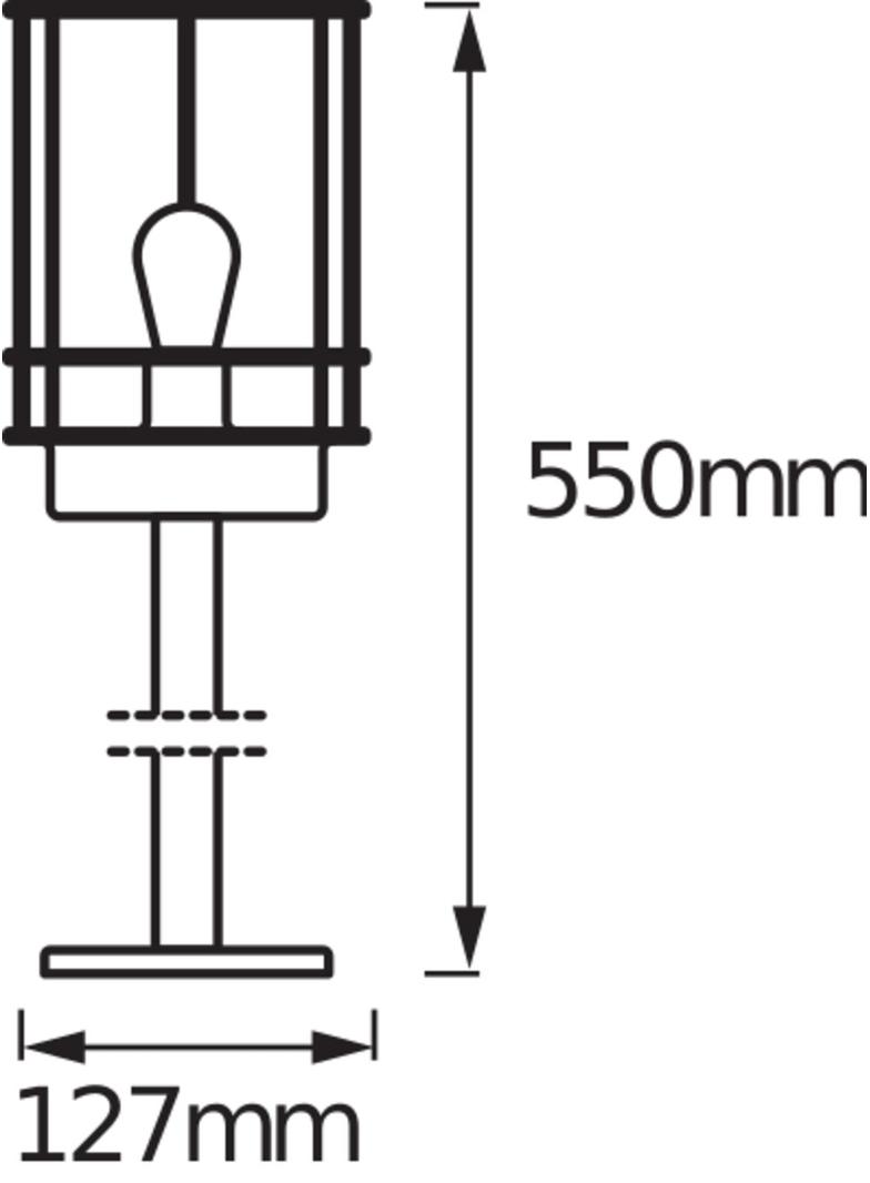 ENDURA CLASSIC POST 55CM E27 ST LEDV Oprawa zewnętrzna